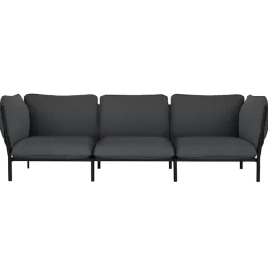 Massproductions Sofas Und Liegen-Hem 3 Sitzer Sofa Kumo mit Armlehnen, Graphit