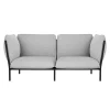 &Tradition Sofas Und Liegen-Hem 2 Sitzer Sofa Kumo mit Armlehnen, Porzellan