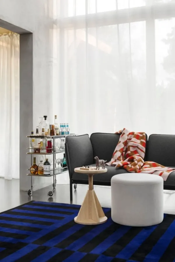 Massproductions Sofas Und Liegen-Hem 3 Sitzer Sofa Kumo mit Armlehnen, Graphit