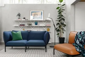 ferm LIVING Sofas Und Liegen-Hem 2 Sitzer Sofa Kumo mit Armlehnen, Mare