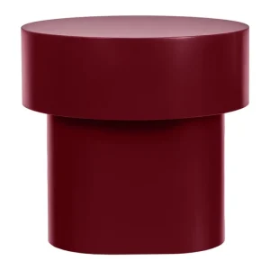 Woodnotes Tische-Hem Beistelltisch Stump, 50 cm, weinrot