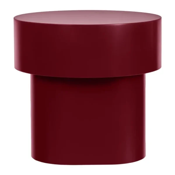Woodnotes Tische-Hem Beistelltisch Stump, 50 cm, weinrot