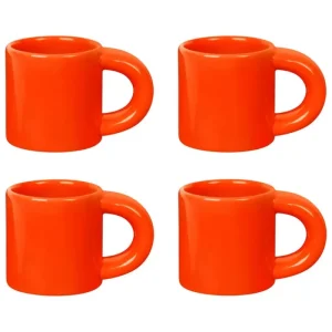 Hem Geschirr^Bronto Espressotasse, 4 Stück, Orange