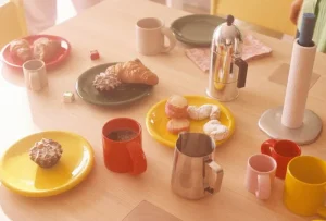 Hem Geschirr^Bronto Espressotasse, 4 Stück, Orange