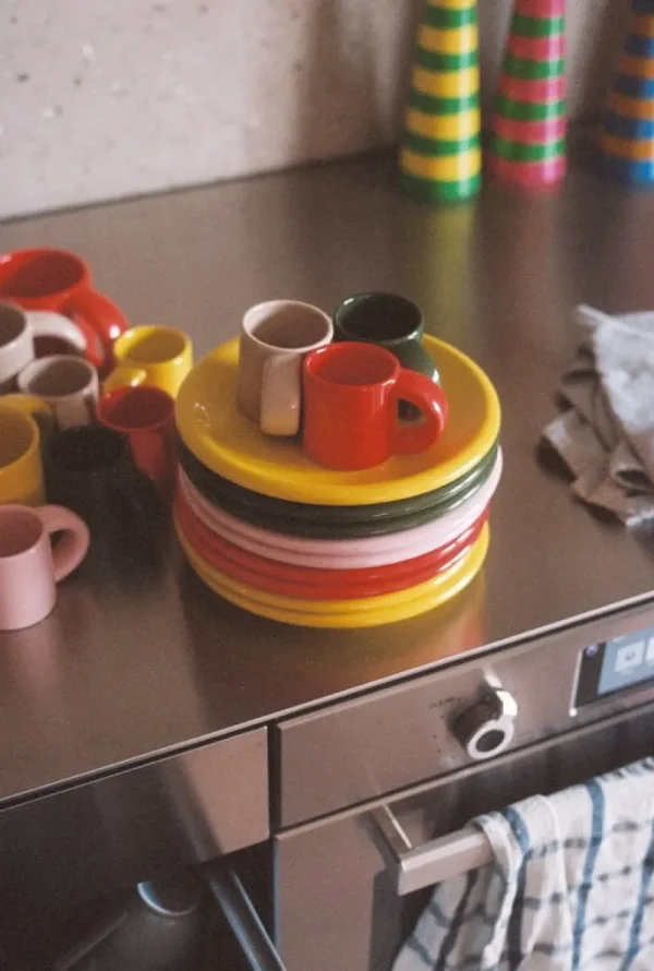 Hem Geschirr^Bronto Espressotasse, 4 Stück, Orange