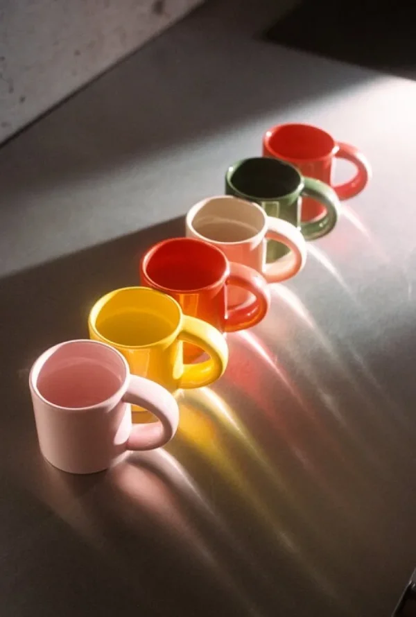 Hem Geschirr^Bronto Espressotasse, 4 Stück, Orange
