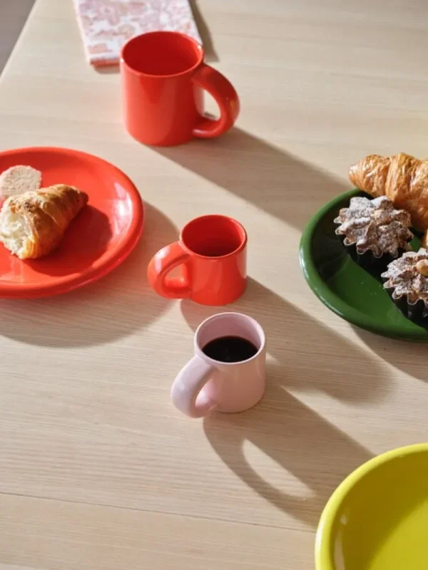 Hem Geschirr^Bronto Espressotasse, 4 Stück, Orange