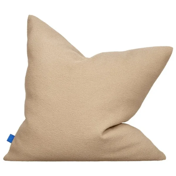 Hem Kissen^Crepe Kissen, 50 x 50 cm, Sandbeige