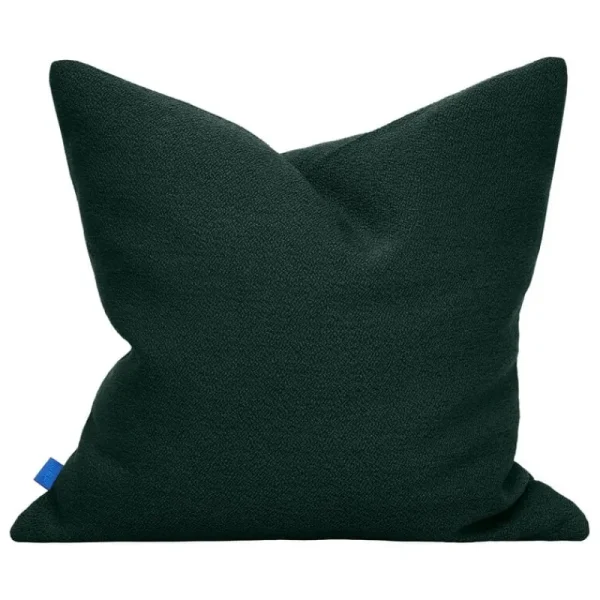 Hem Kissen^Crepe Kissen, 50 x 50 cm, Tannengrün