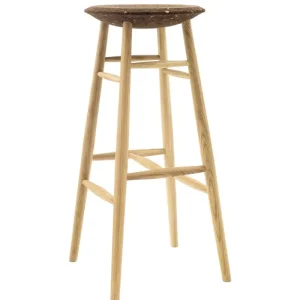 Audo Copenhagen Sitzgelegenheiten-Hem Drifted Barhocker, 75 cm, dunkler Kork – Eiche