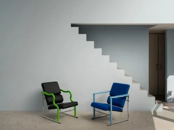 Eero Aarnio Originals Sitzgelegenheiten-Hem Experiment Sessel 502, blau - ultramarin