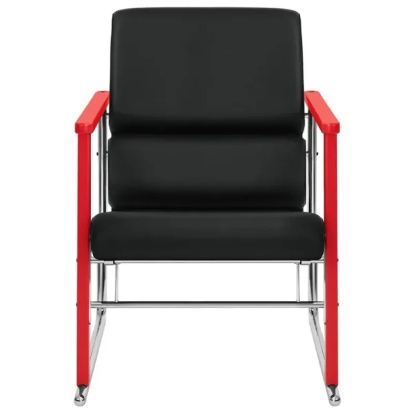 Artek Sitzgelegenheiten-Hem Experiment Sessel 503, rot - schwarzes Leder