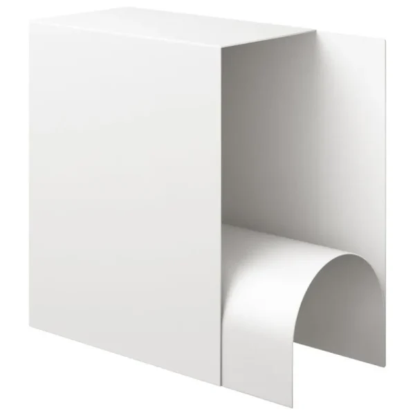 Woud Tische-Hem Glyph Alpha Beistelltisch, Grauweiß