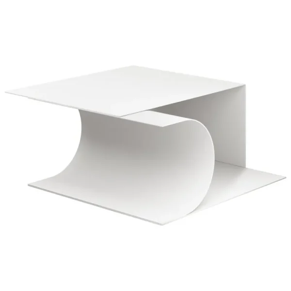 Woud Tische-Hem Glyph Alpha Beistelltisch, Grauweiß