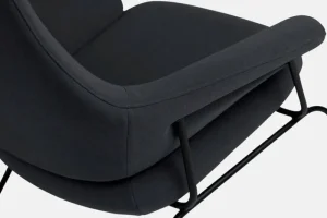 HAY Sitzgelegenheiten-Hem Hai Loungesessel, Charcoal