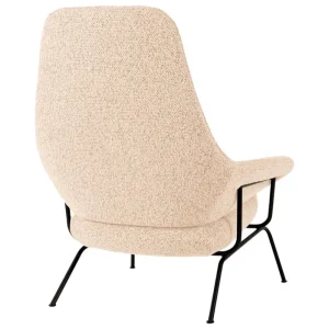 Audo Copenhagen Sitzgelegenheiten-Hem Hai Loungesessel, Eierschale, Bouclé