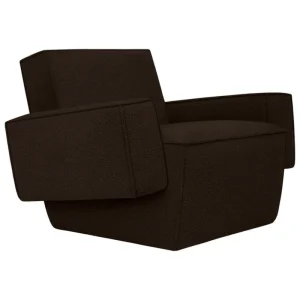 Sibast Sitzgelegenheiten-Hem Hunk Loungesessel mit Armlehnen, Tiree Chocolate