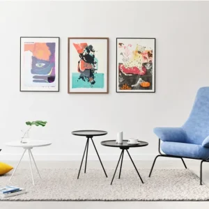 Woud Tische-Hem Key Couchtisch, Esche – Weiß