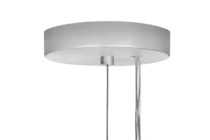 Normann Copenhagen Deckenleuchten-Hem Knuckle Linear Kronleuchter, gebürstetes Aluminium
