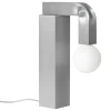 Hem Tischlampen-Knuckle Tischleuchte, gebürstetes Aluminium