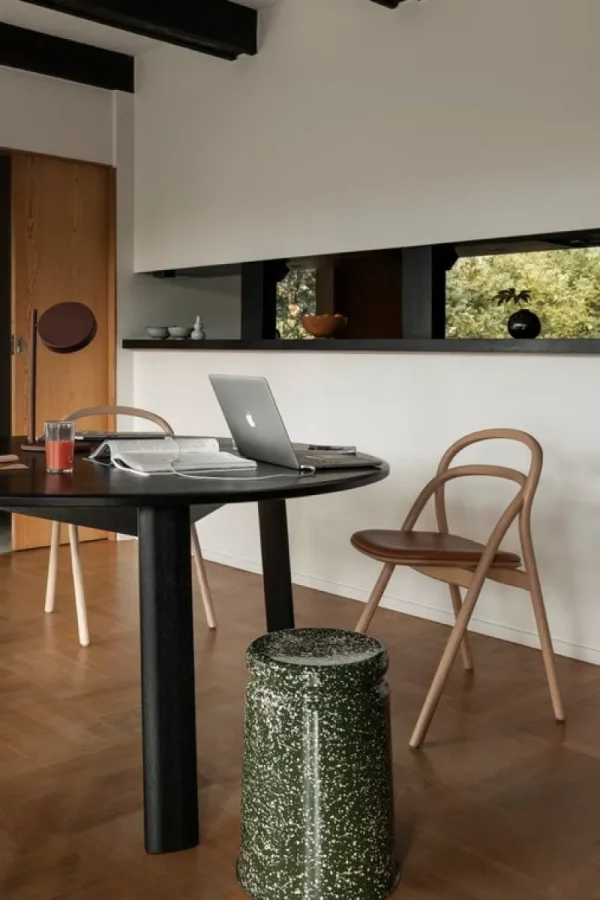 Hem Tische | Sitzgelegenheiten-Last Hocker, Grün – Pink Splatter