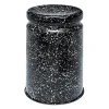 ferm LIVING Tische | Sitzgelegenheiten-Hem Last Hocker, Schwarz – White Splatter