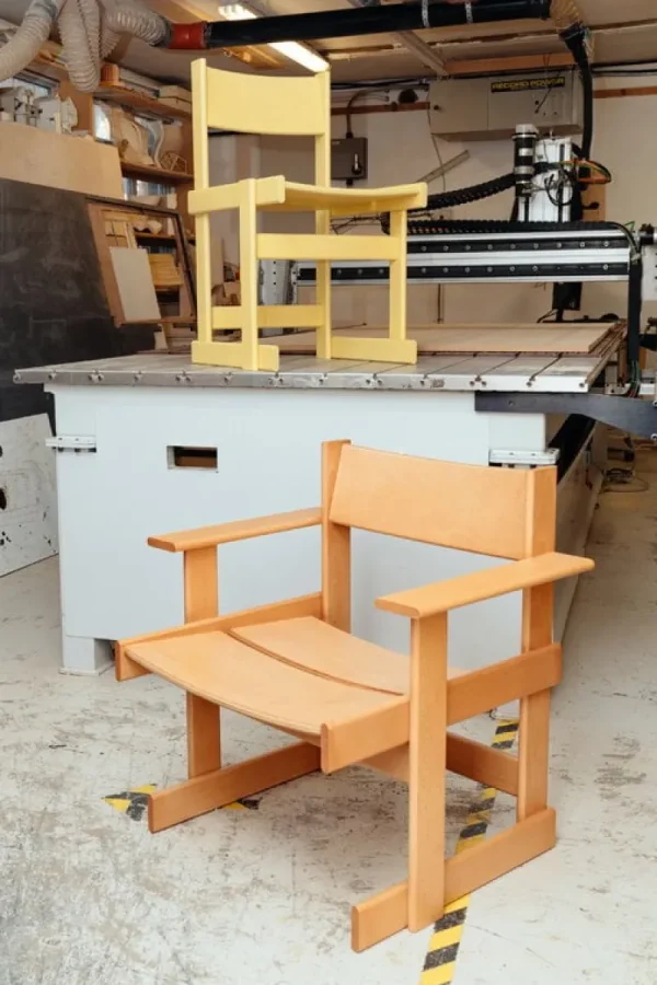 Artek Sitzgelegenheiten-Hem Loungesessel Bullnose, Naturbuche
