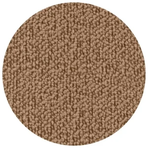 &Tradition Sitzgelegenheiten-Hem Puffy Loungesessel, Bouclé sawdust – Stahl cremeweiß