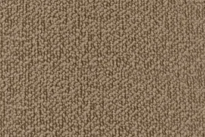 Fredericia Sitzgelegenheiten-Hem Puffy Polsterhocker, Bouclé Sawdust – Edelstahl