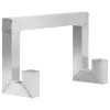 Hem Garderoben Und Kleiderbügel^Tig Hook, 2 Haken, gebürstetes Aluminium