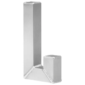Hem Garderoben Und Kleiderbügel^Tig Hook, 1 Haken, gebürstetes Aluminium