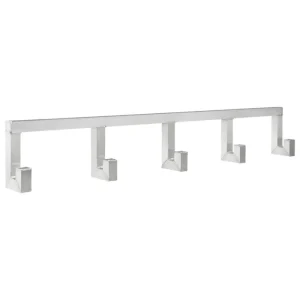 Hem Garderoben Und Kleiderbügel^Tig Hook, 5 Haken, gebürstetes Aluminium