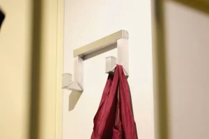Hem Garderoben Und Kleiderbügel^Tig Hook, 2 Haken, gebürstetes Aluminium