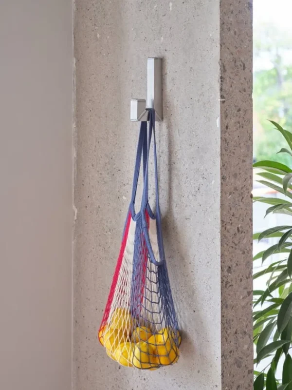 Hem Garderoben Und Kleiderbügel^Tig Hook, 1 Haken, gebürstetes Aluminium