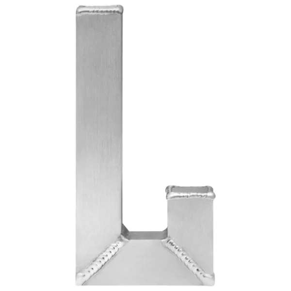 Hem Garderoben Und Kleiderbügel^Tig Hook, 1 Haken, gebürstetes Aluminium