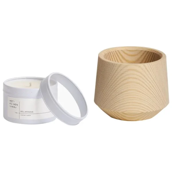 Serax Kerzen Und Kerzenhalter-Hetkinen Pine Set aus Kerzengefäß und Duftkerze, Hiljaisuus