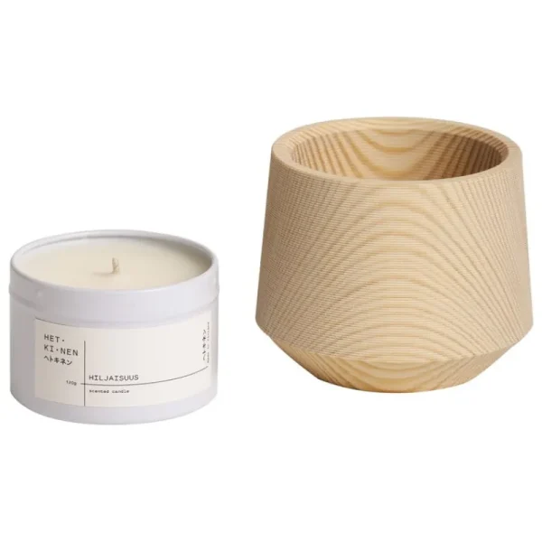 Serax Kerzen Und Kerzenhalter-Hetkinen Pine Set aus Kerzengefäß und Duftkerze, Hiljaisuus