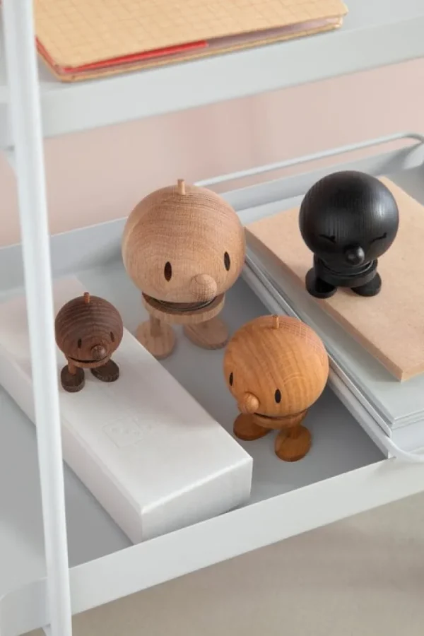 Muuto Dekorationsgegenstände-Hoptimist Bumble, S, schwarz gebeizte Eiche