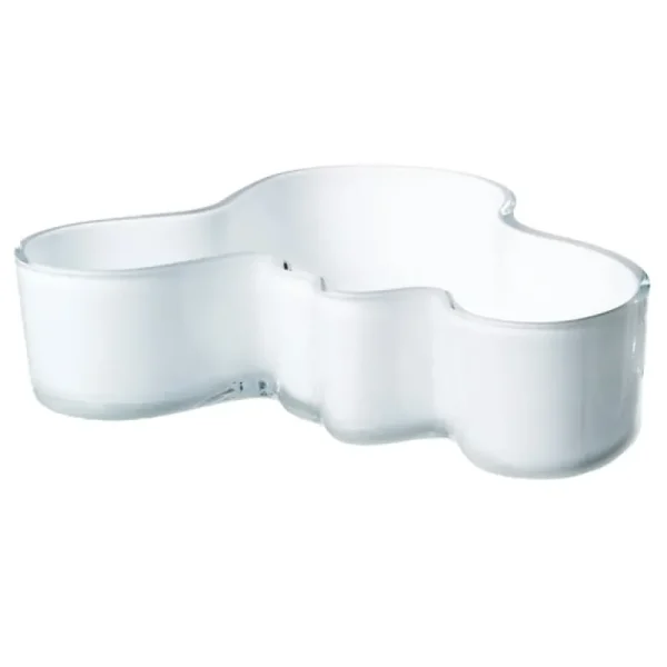 Raawii Vasen-Iittala Aalto Schale, 50 x 195 mm, weiß