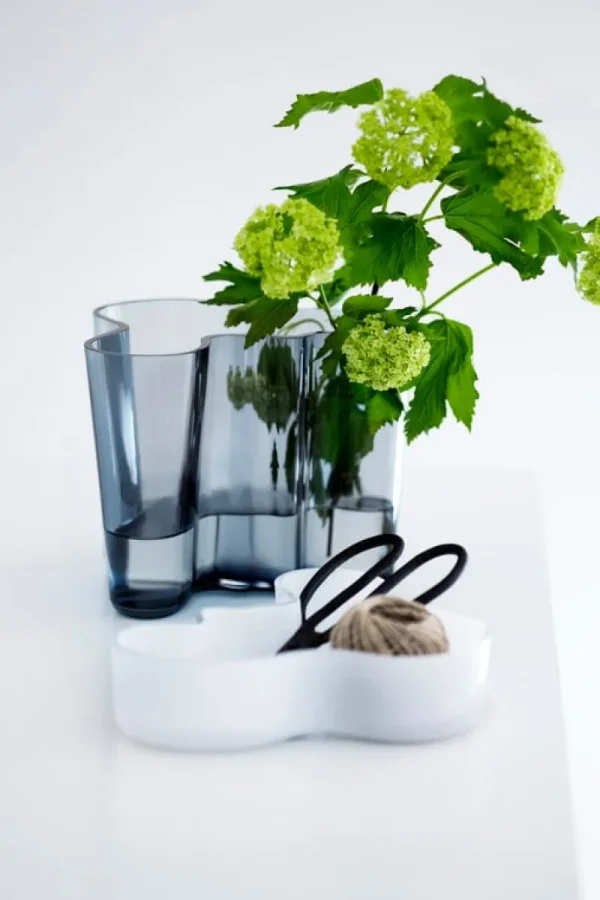 Raawii Vasen-Iittala Aalto Schale, 50 x 195 mm, weiß