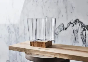 Audo Copenhagen Vasen-Iittala Aalto Vase, 160 mm, transparent