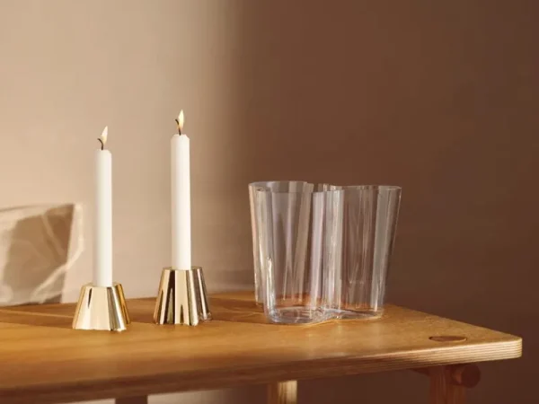 Audo Copenhagen Vasen-Iittala Aalto Vase, 160 mm, transparent
