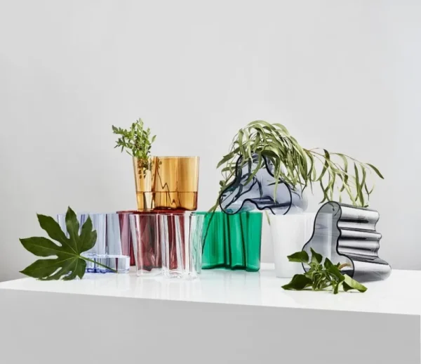 Audo Copenhagen Vasen-Iittala Aalto Vase, 160 mm, transparent