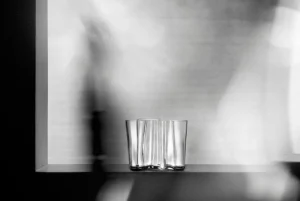 Audo Copenhagen Vasen-Iittala Aalto Vase, 160 mm, transparent