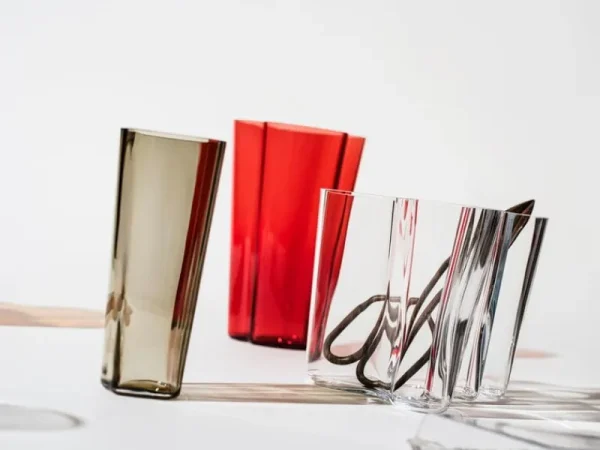 Lokal Helsinki Vasen-Iittala Aalto Vase, 180 mm, Rauchgrau