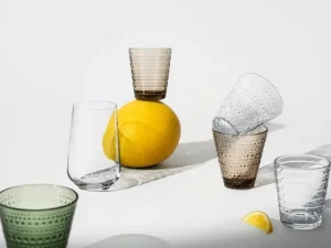 Iittala Gläser Und Tassen^Aino Aalto Trinkglas, 22 cl, 2 Stück, Linen