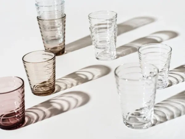 Iittala Gläser Und Tassen^Aino Aalto Trinkglas, 22 cl, 2 Stück, Linen