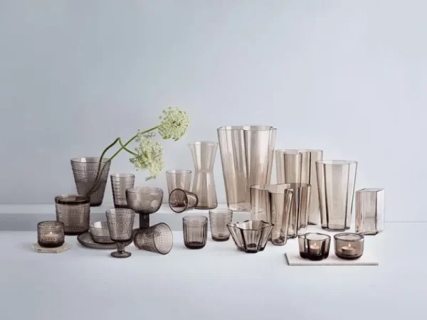 Iittala Gläser Und Tassen^Aino Aalto Trinkglas, 22 cl, 2 Stück, Linen