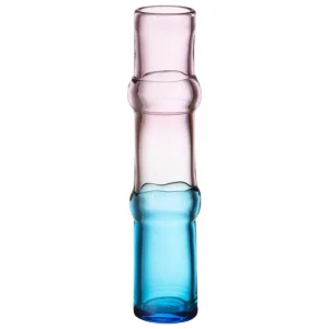 Iittala Glaskunst | Dekorationsgegenstände^Bamboo Vase, 90 x 450 mm, Rosa - Transparent - Himmelblau