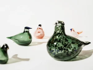 Iittala Glaskunst | Dekorationsgegenstände^Birds by Toikka Flycatcher, Violett - Grün
